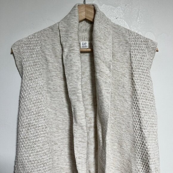 GAP Open Front Sleeveless Cardigan Vest - Women’s Small - Picture 4 of 10